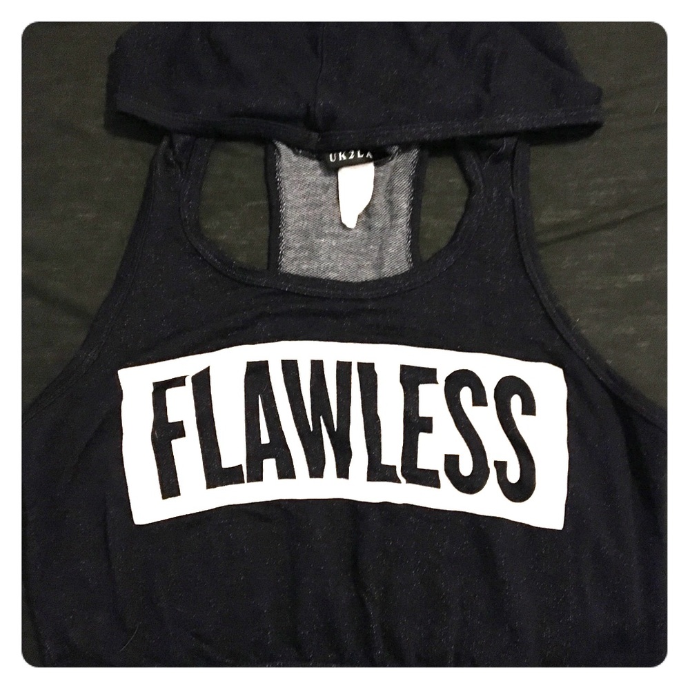 Navy Hooded “Flawless” Top